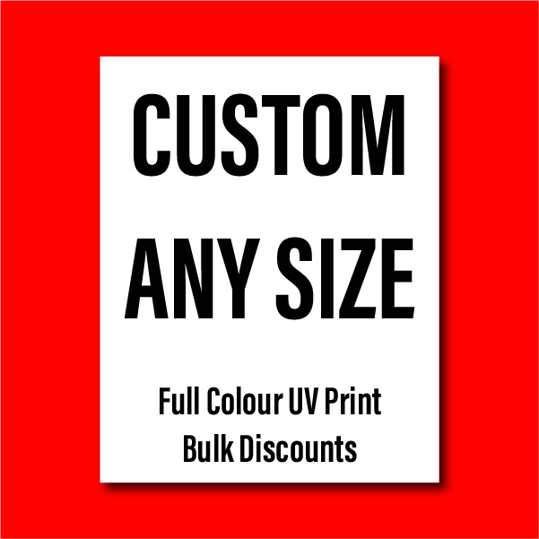 CHEAP 4mm CORREX CUSTOM SIGNS-SITE BOARDS BUILDERS-FREE DESIGN FULL COLOUR INCH