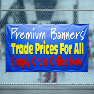 HOT AND COLD FOOD PVC OUTDOOR BANNER 2FT X 6FT 